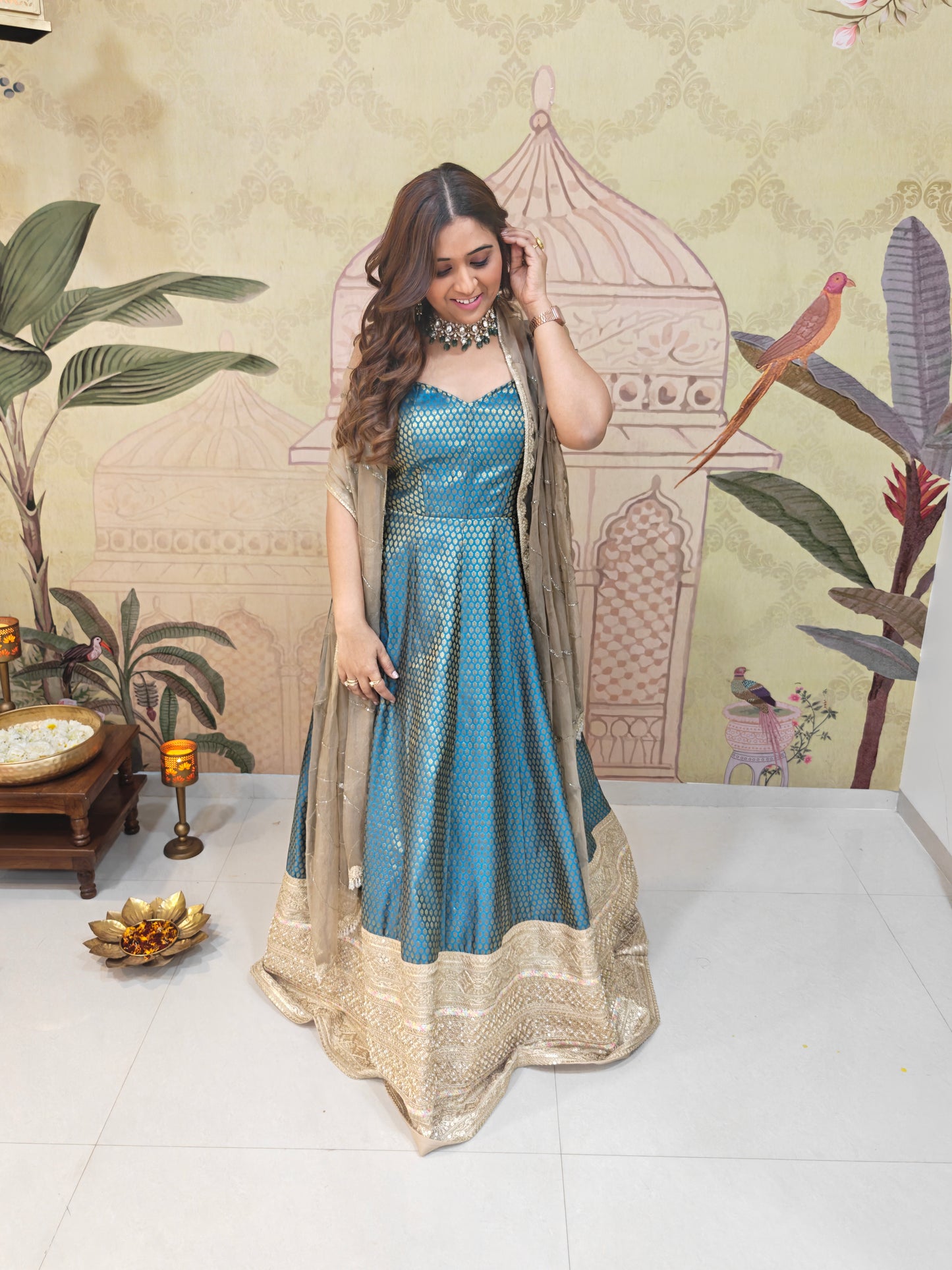 Banarasi Floor Length Outfit