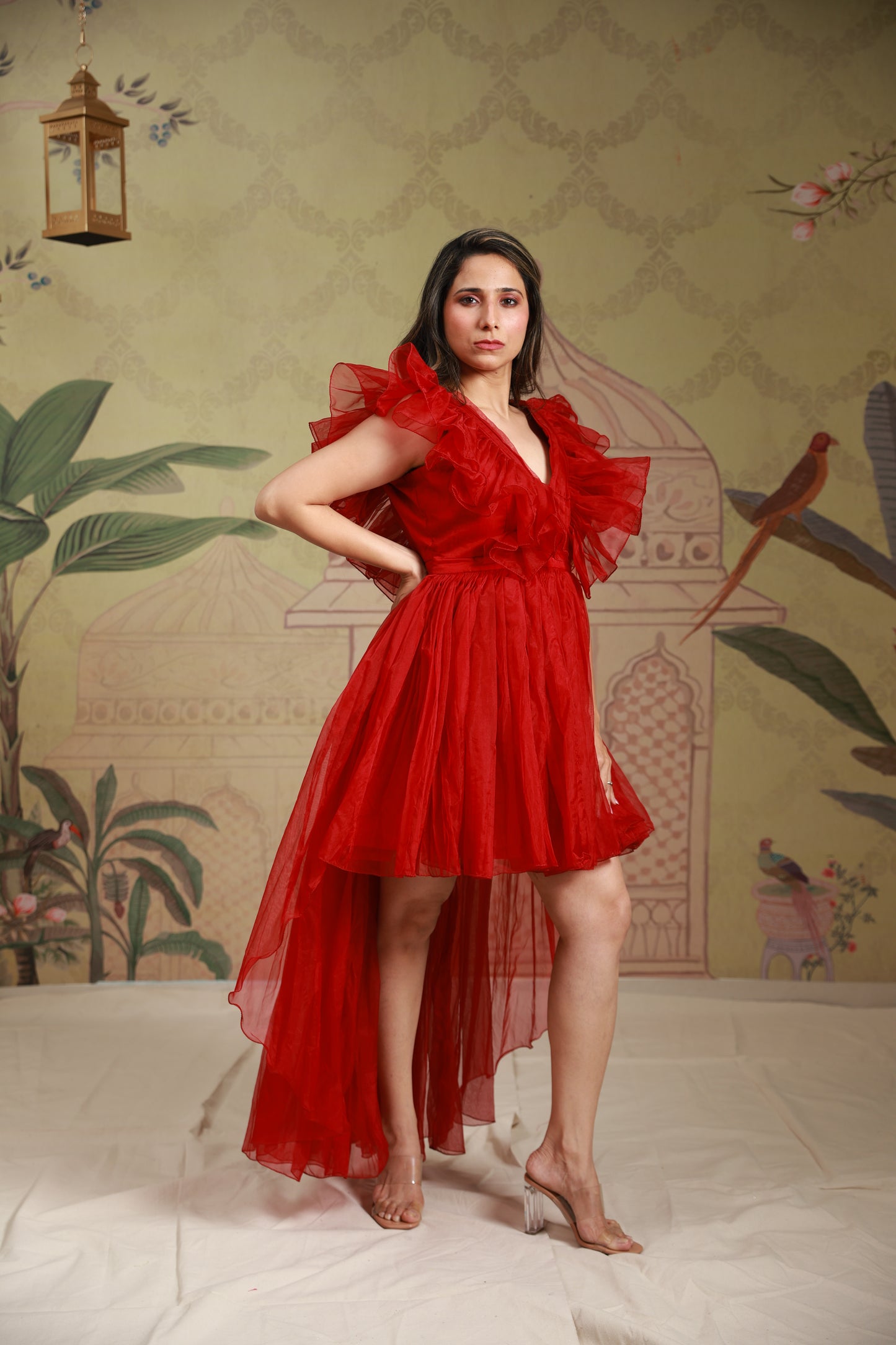 Red Tulle Dress Preloved