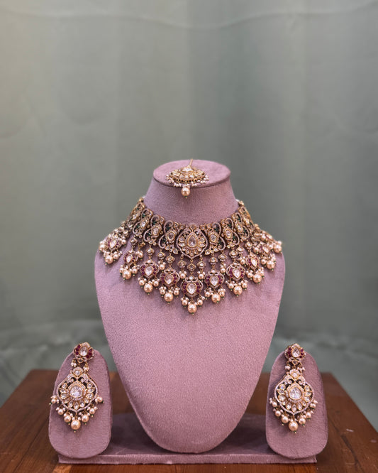 Bridal Set with Maang Tika