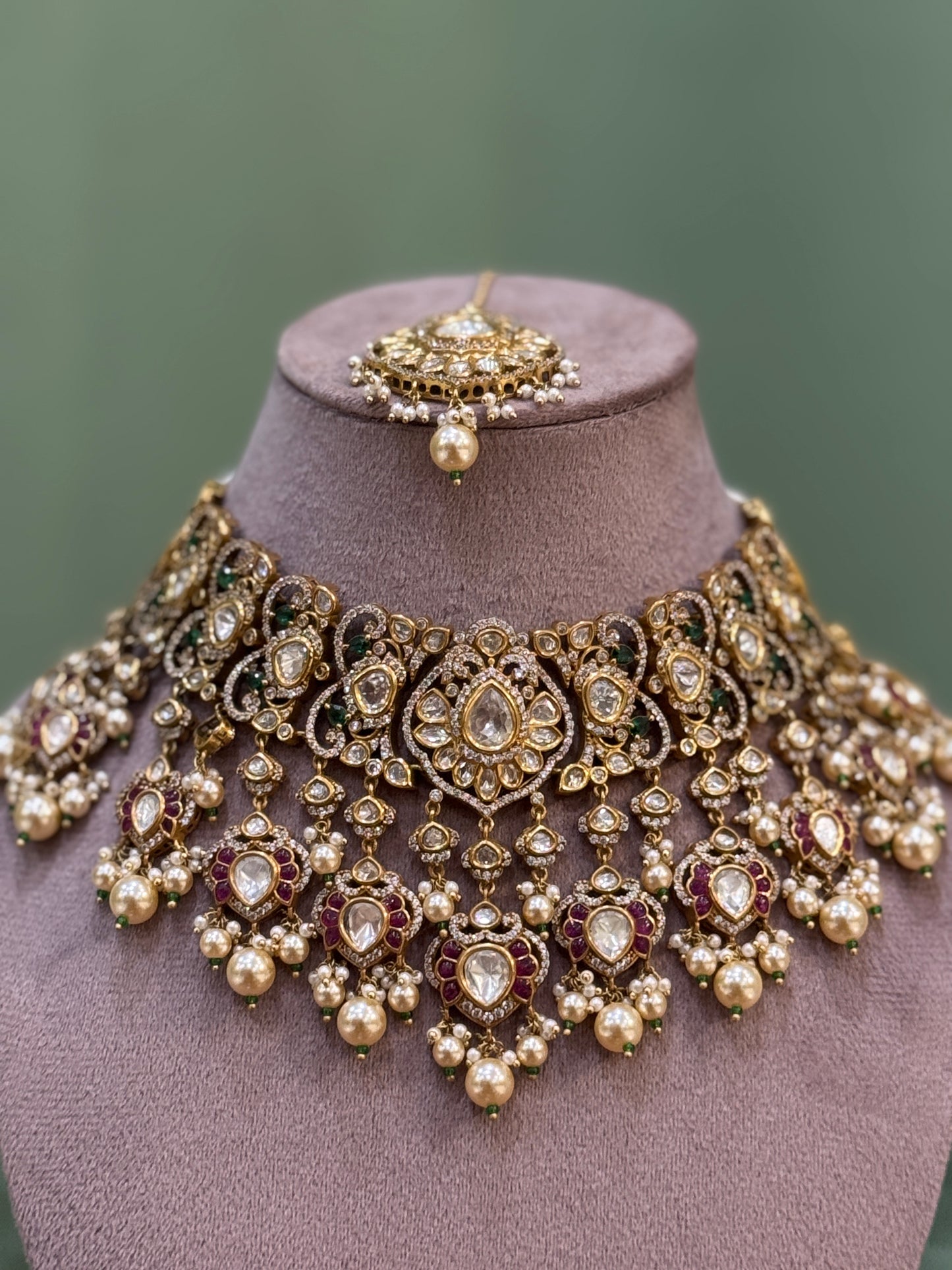 Bridal Set with Maang Tika