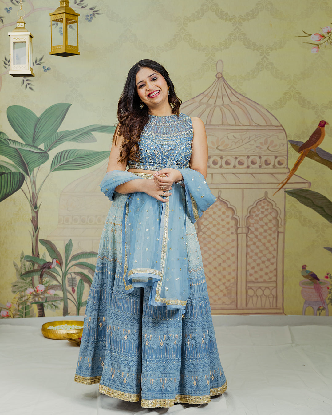 Blue Ombre Lehenga Preloved